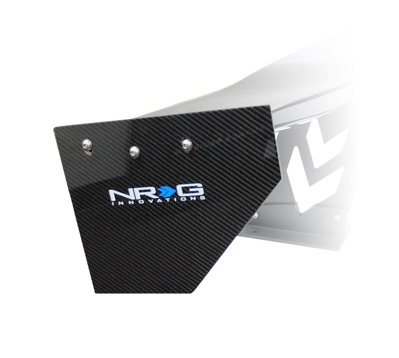 NRG カーボン GTウイング ラージエンドプレート 59インチ用｜CARB-P590NRG