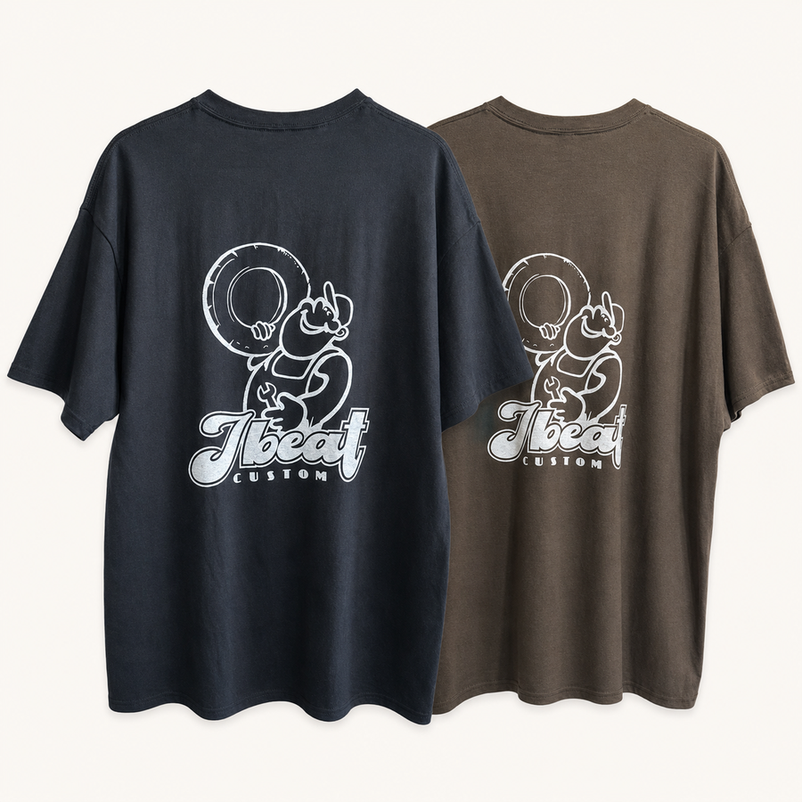 J,beat Custom メカニック バックプリントTシャツ
