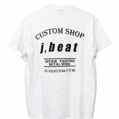 J,beat Custom ショップロゴ バックプリントTシャツ