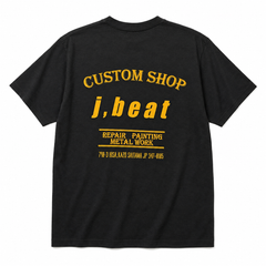 J,beat Custom ショップロゴ バックプリントTシャツ