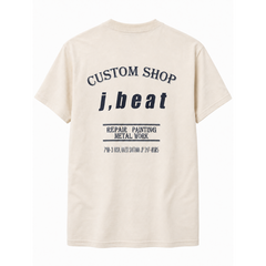 J,beat Custom ショップロゴ バックプリントTシャツ