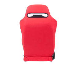 NRG Type Rスタイル リクライニングレーシングシート レッド 左右2脚セット RSC-210L/R