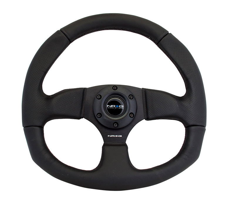 NRG フラットボトム レザーステアリング RST-009R