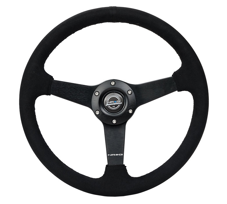NRG 350mm フラット アルカンターラ ステアリング RST-037