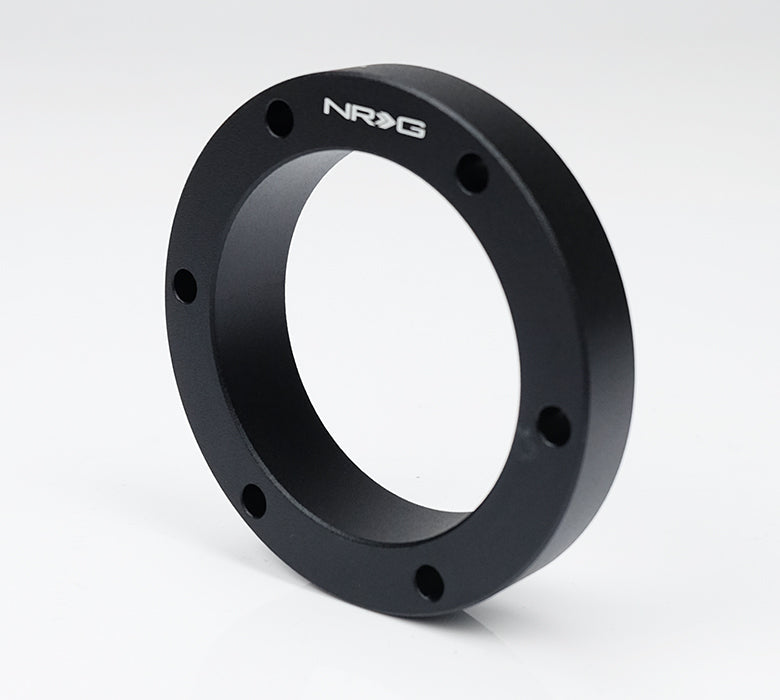 NRG ステアリングスペーサー 1/2インチ（12.7mm） ネジ山なし｜SRK-520BK