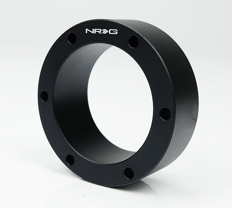 NRG ステアリングスペーサー 1インチ（25.4mm） ネジ山なし｜SRK-530BK