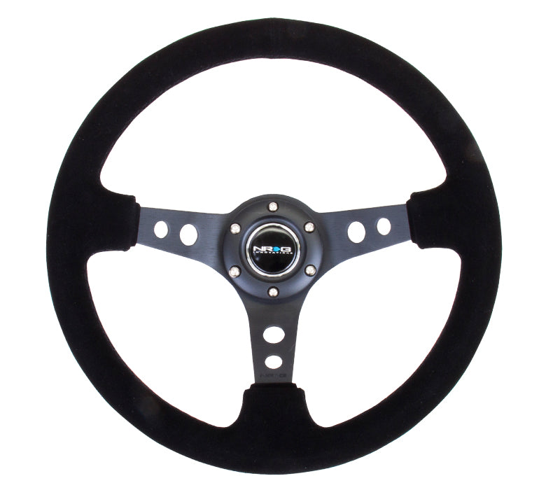 NRG 350mm 3インチディープ スエードステアリング RST-006