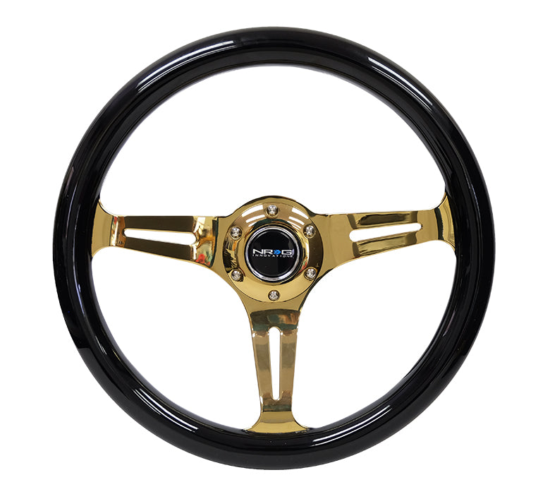 NRG 350mm ウッドグレイン ステアリング ST-015
